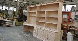 Libreria Studio 1 in legno su misura